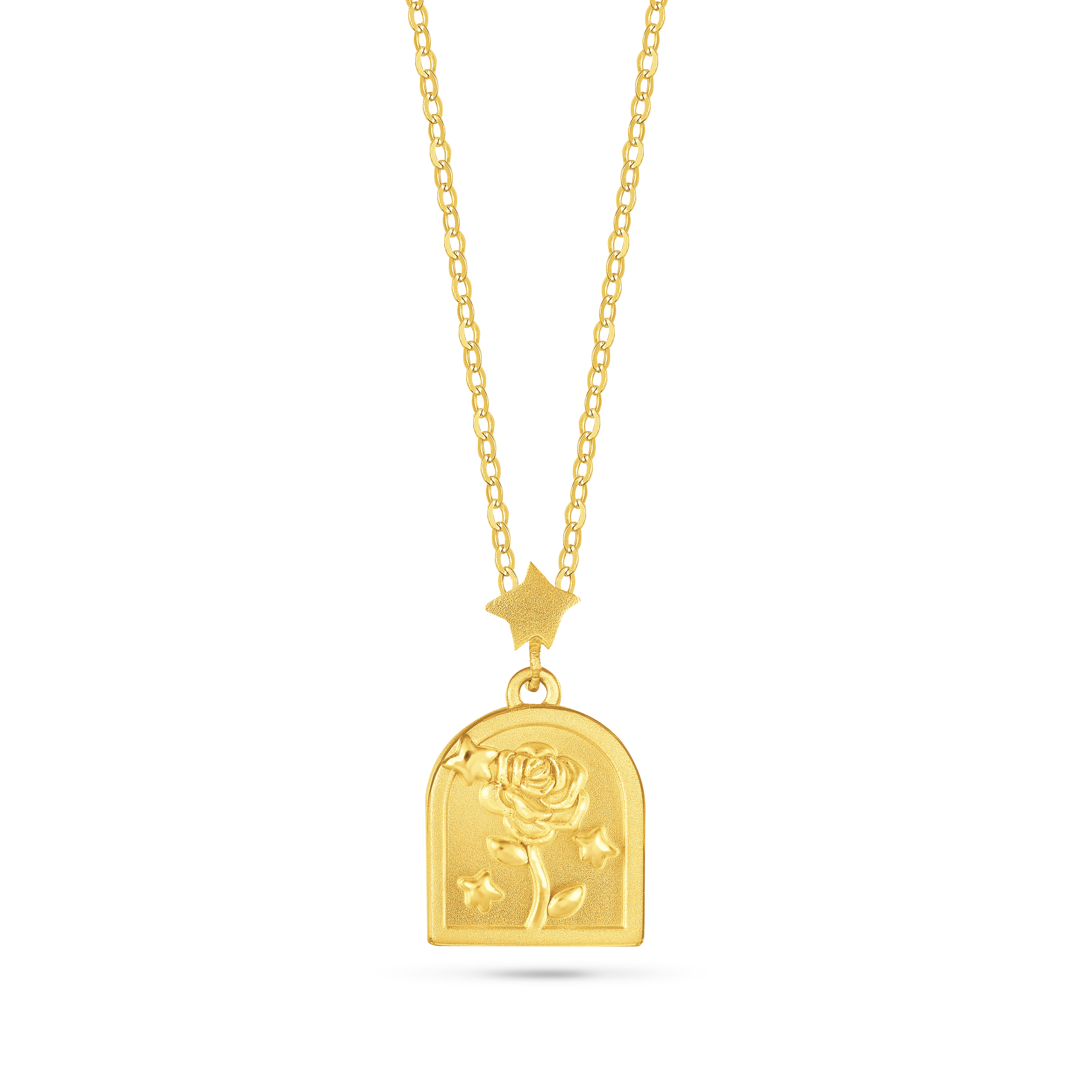 Fine Gold Necklace - Rose