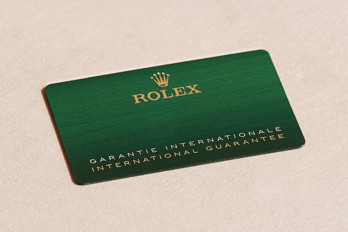 Rolex Guarantee Elmt 2603Fg 011 Landscape