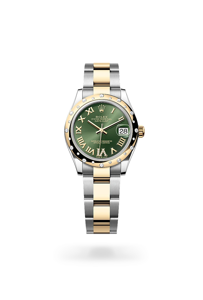 Rolex Datejust 31 蠔式，31毫米，鑽石、黃金及蠔式鋼