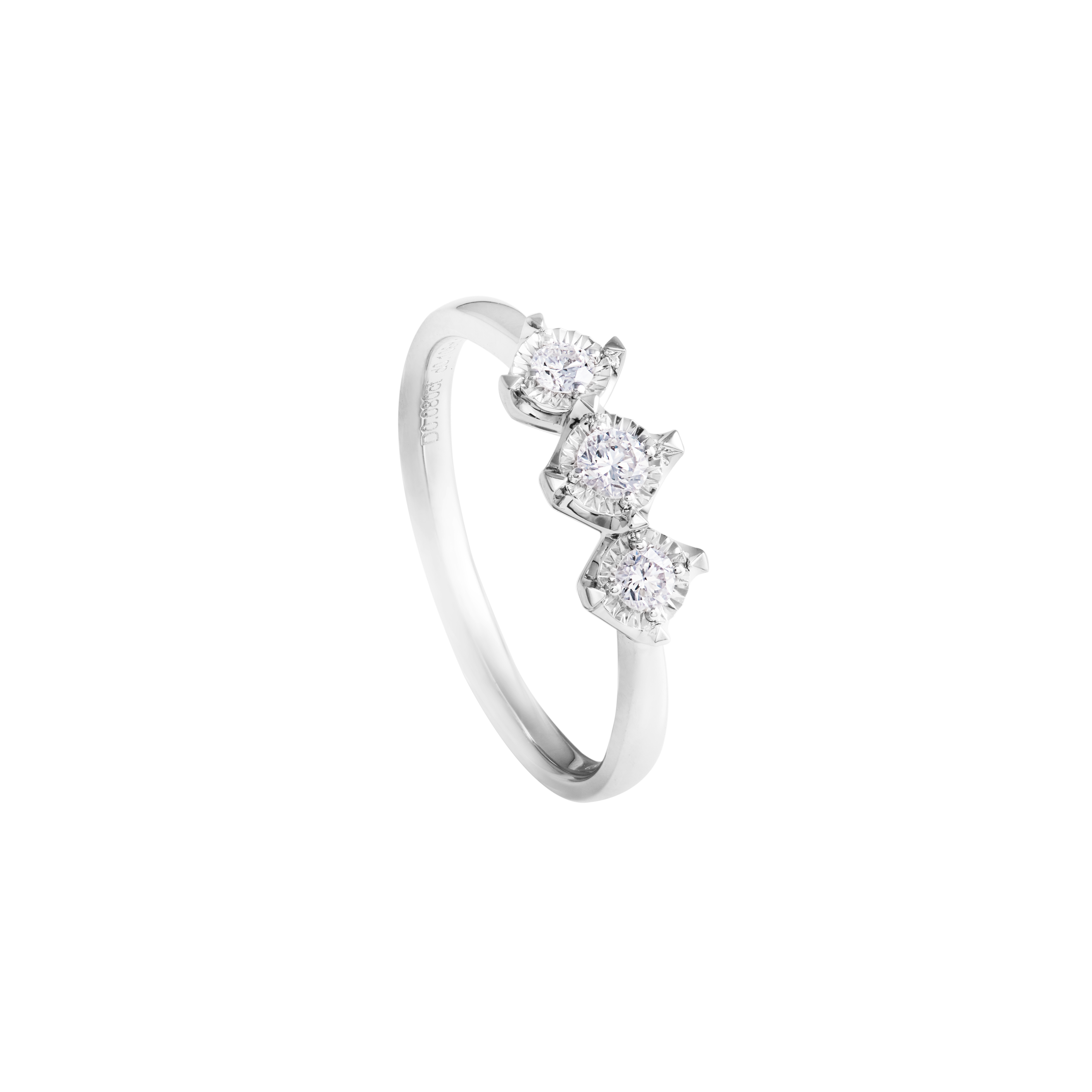 Flare Collection 18K White Gold Diamond Ring