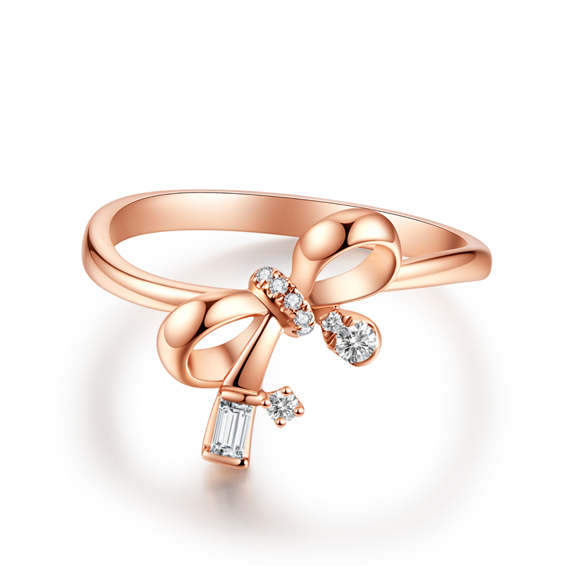 18K白色黄金钻石戒指(中国大陆电商专供款式)